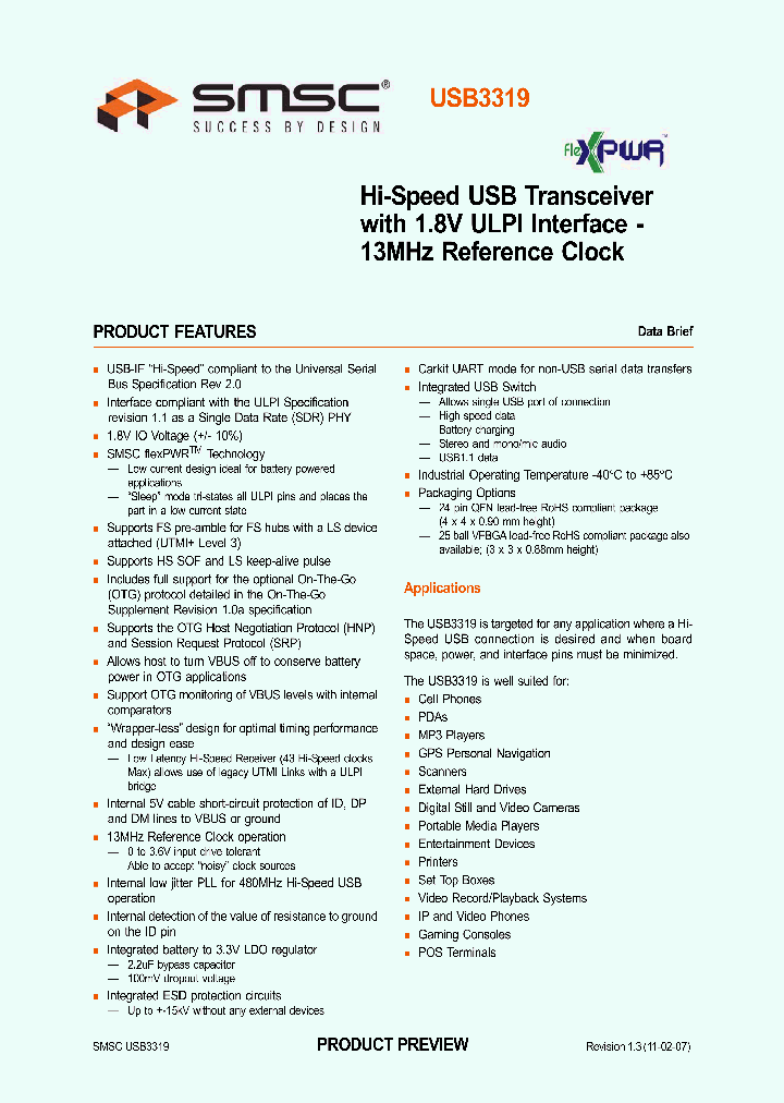 USB3319_4158328.PDF Datasheet