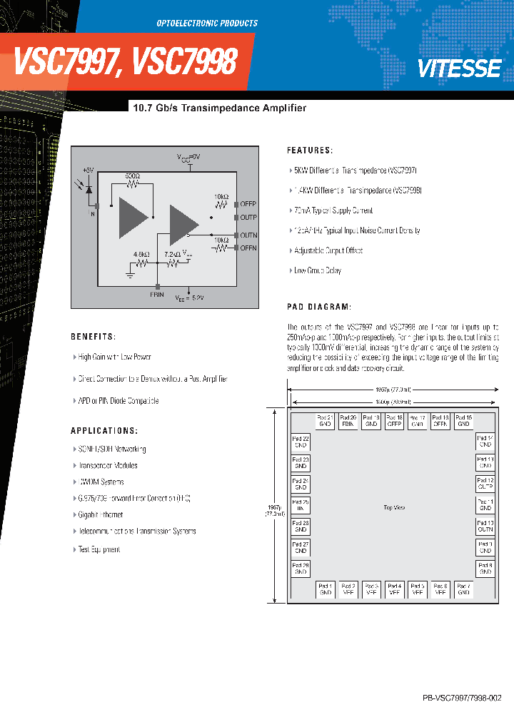 VSC7997_4128209.PDF Datasheet