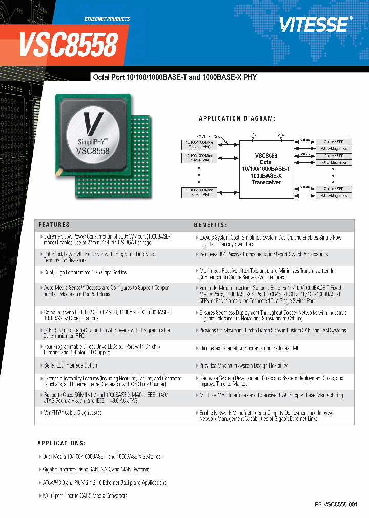 VSC8558_4110599.PDF Datasheet