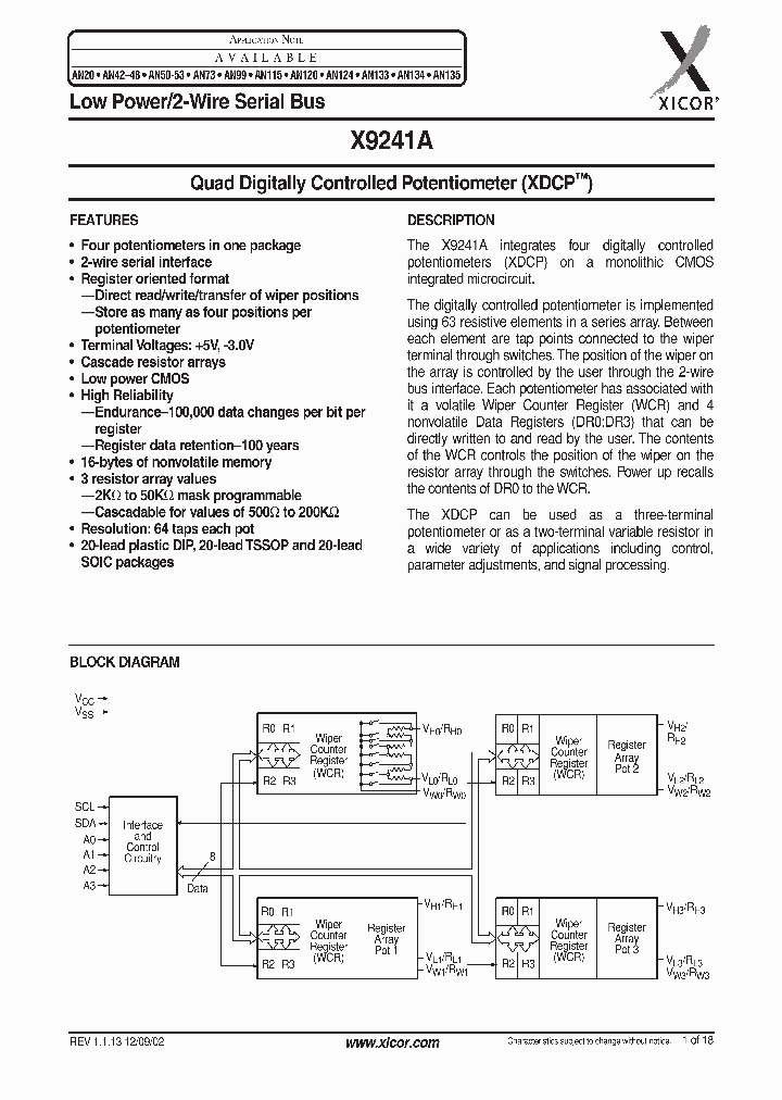 X9241AMP_4102861.PDF Datasheet