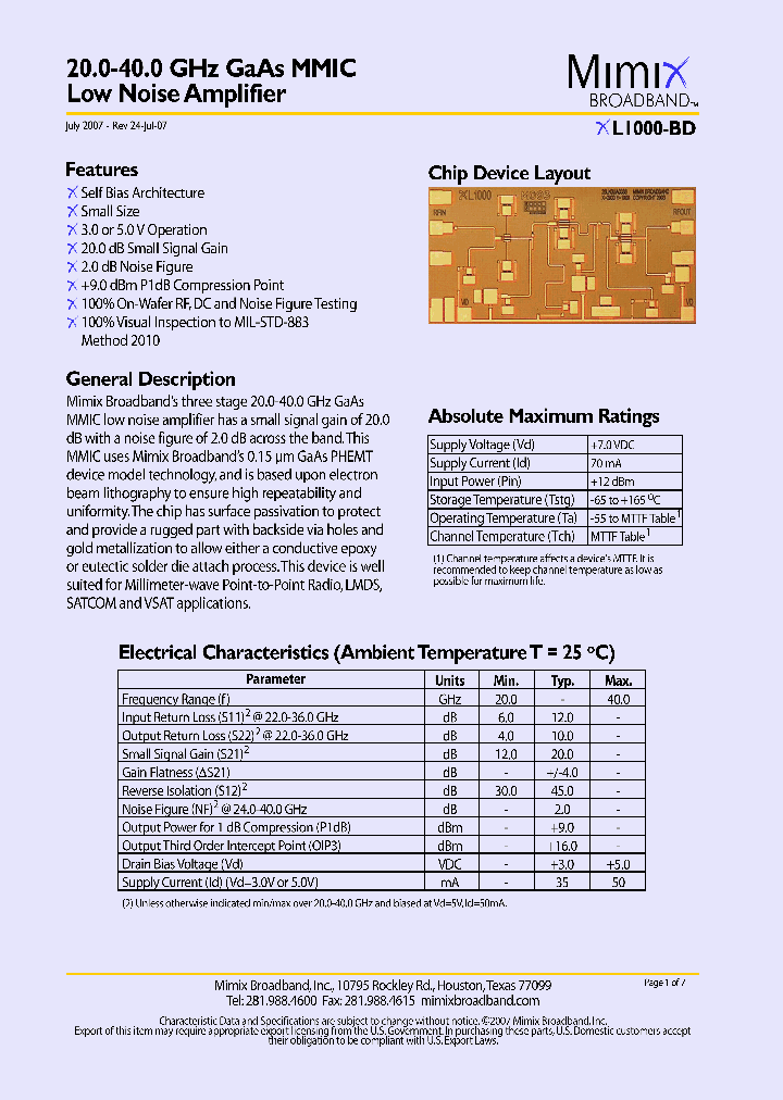 XL1000-BD-EV1_4143058.PDF Datasheet