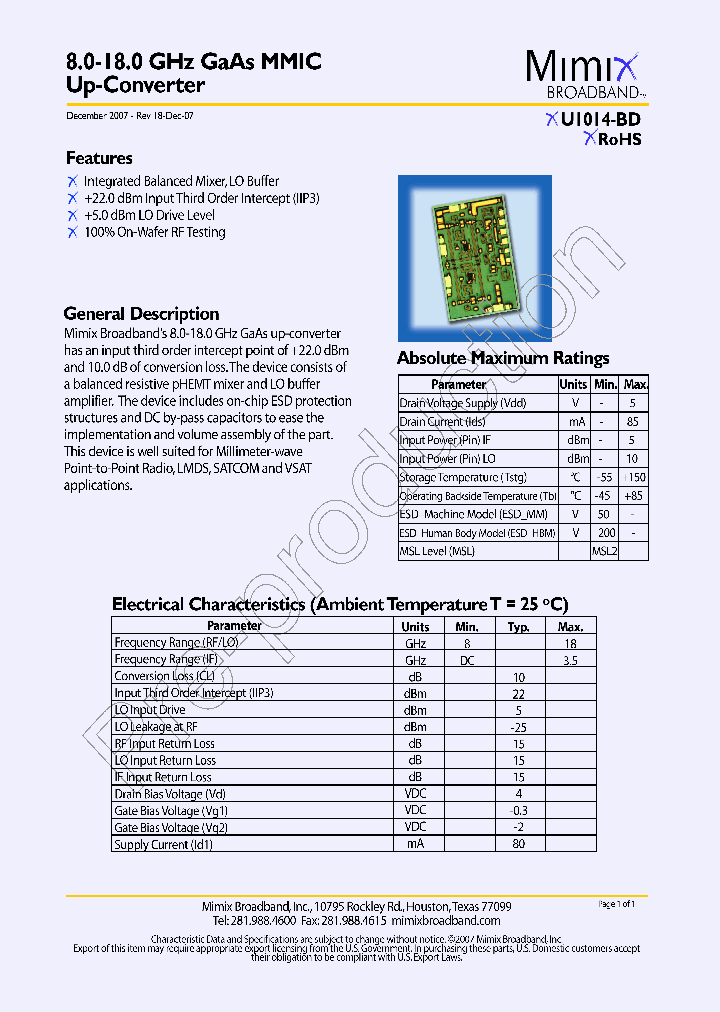 XU1014-BD_4143433.PDF Datasheet