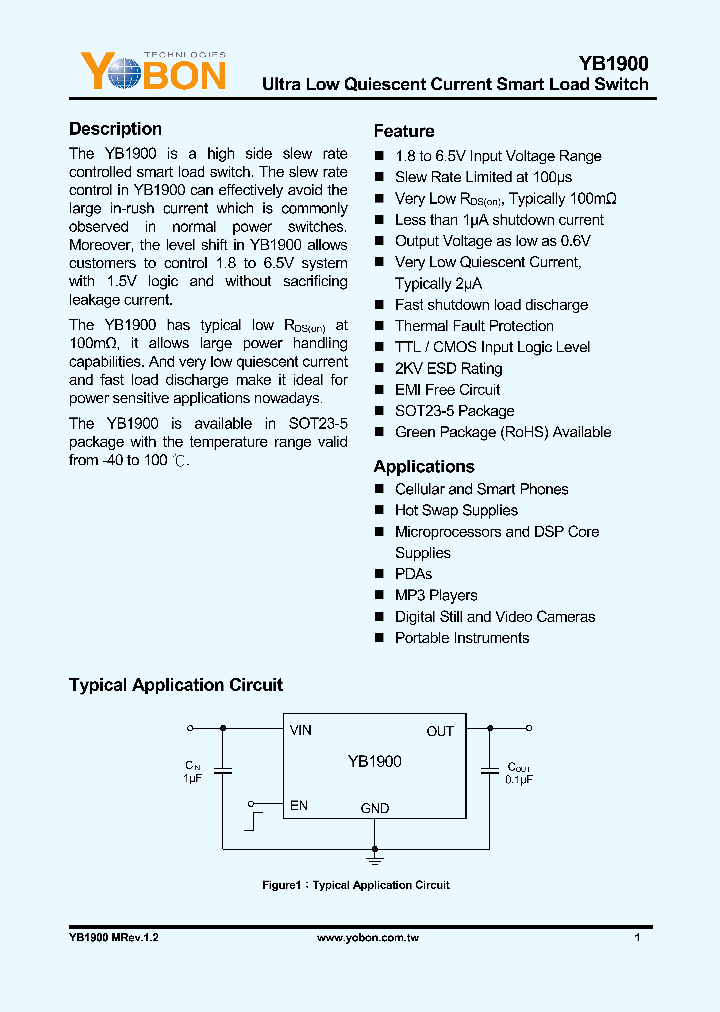 YB1900ST25_4127449.PDF Datasheet