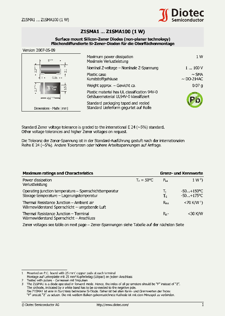 Z1SMA107_4130522.PDF Datasheet