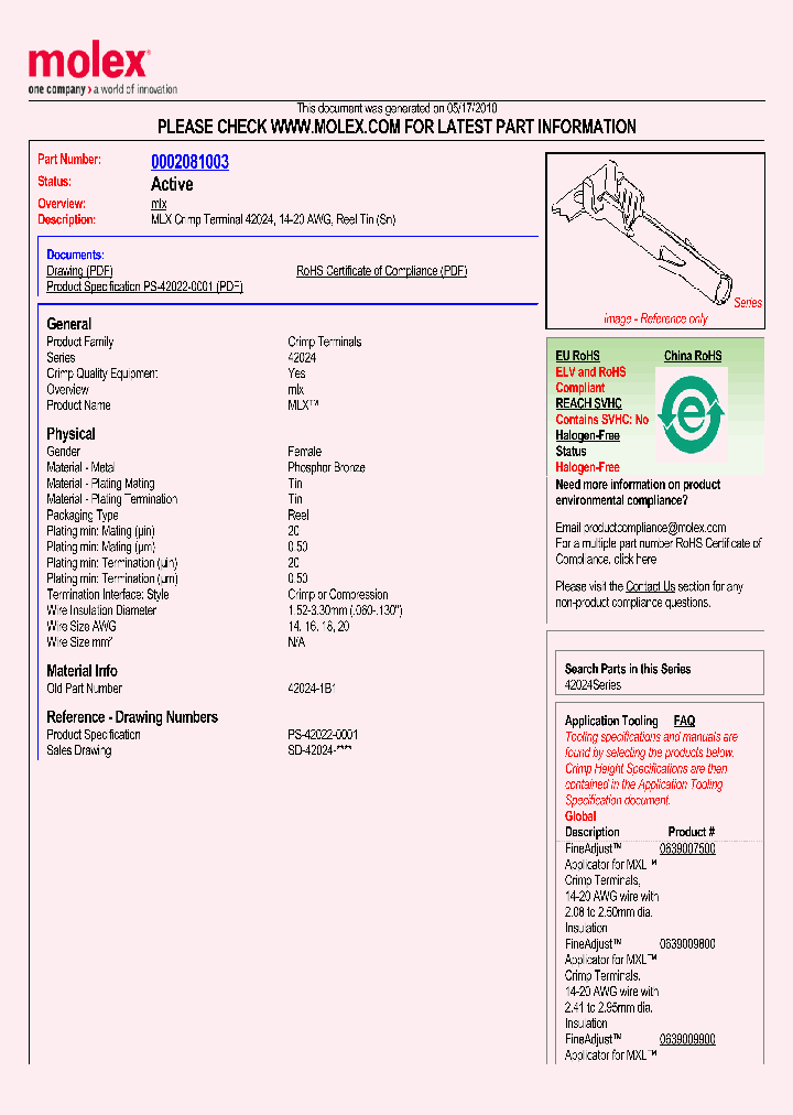 0002081003_4796884.PDF Datasheet
