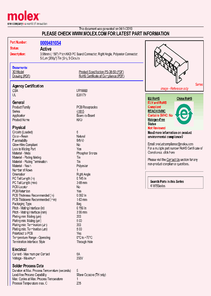 0009481054_4845933.PDF Datasheet