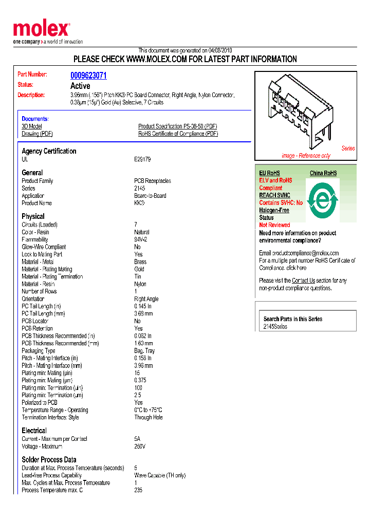 0009623071_4876782.PDF Datasheet