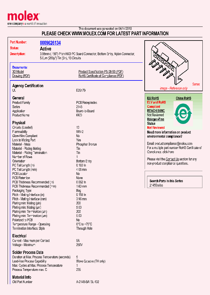 0009626134_4801758.PDF Datasheet