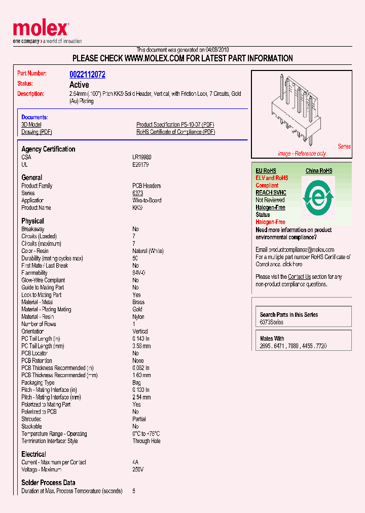 0022112072_4846460.PDF Datasheet