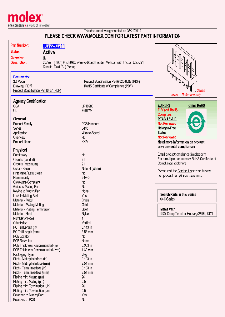 0022292211_4919305.PDF Datasheet