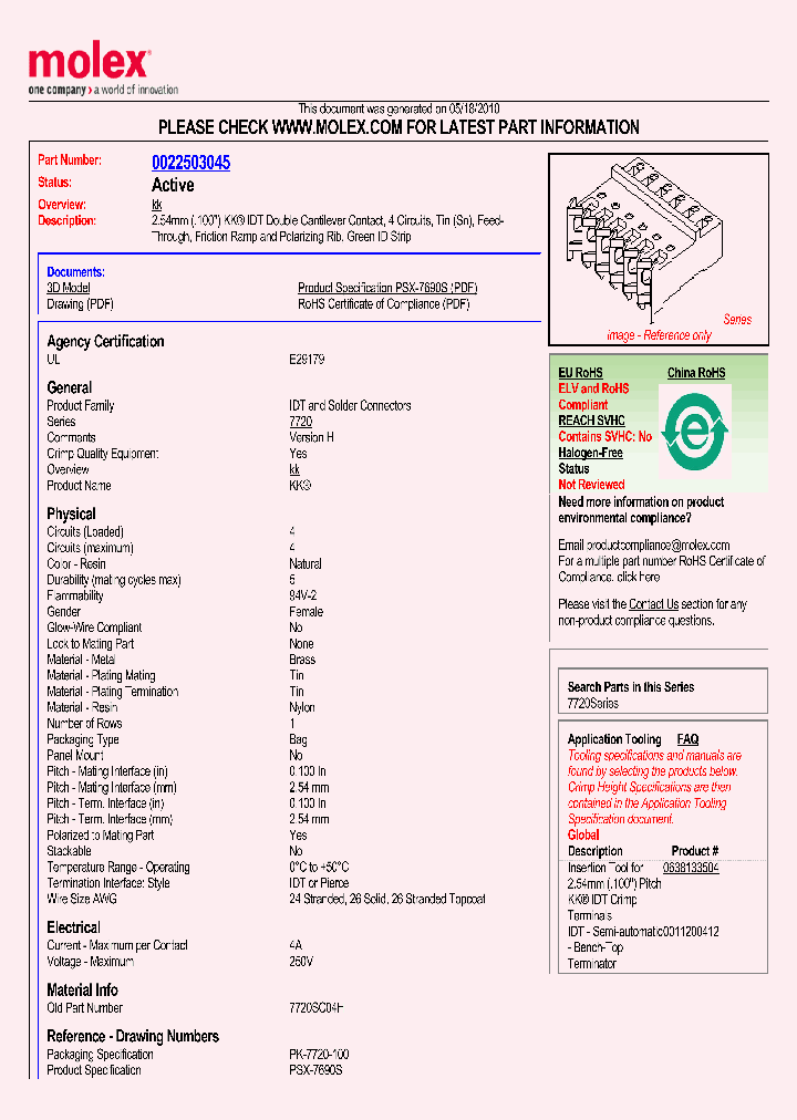 0022503045_4886929.PDF Datasheet
