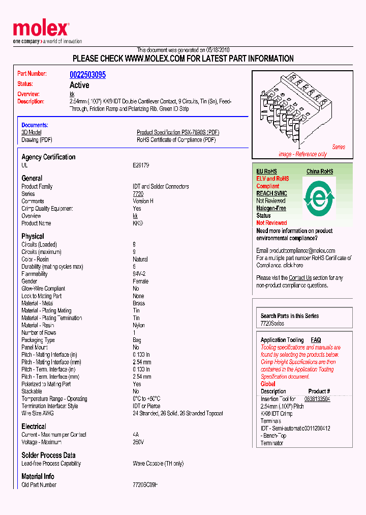0022503095_4886934.PDF Datasheet