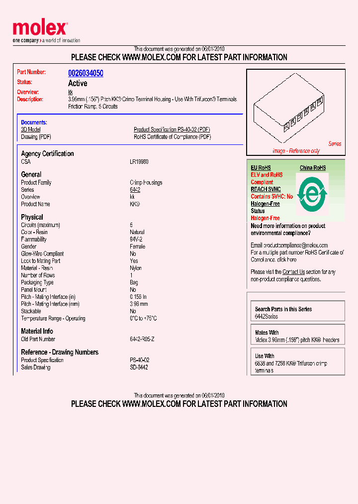 0026034050_4841044.PDF Datasheet