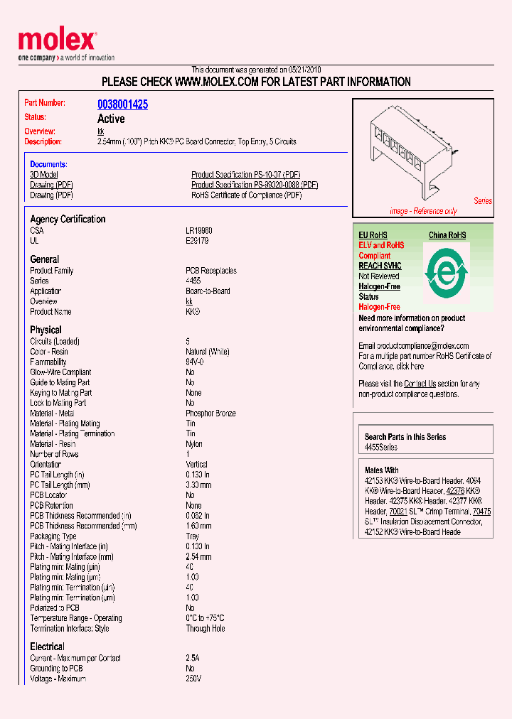 0038001425_4842069.PDF Datasheet