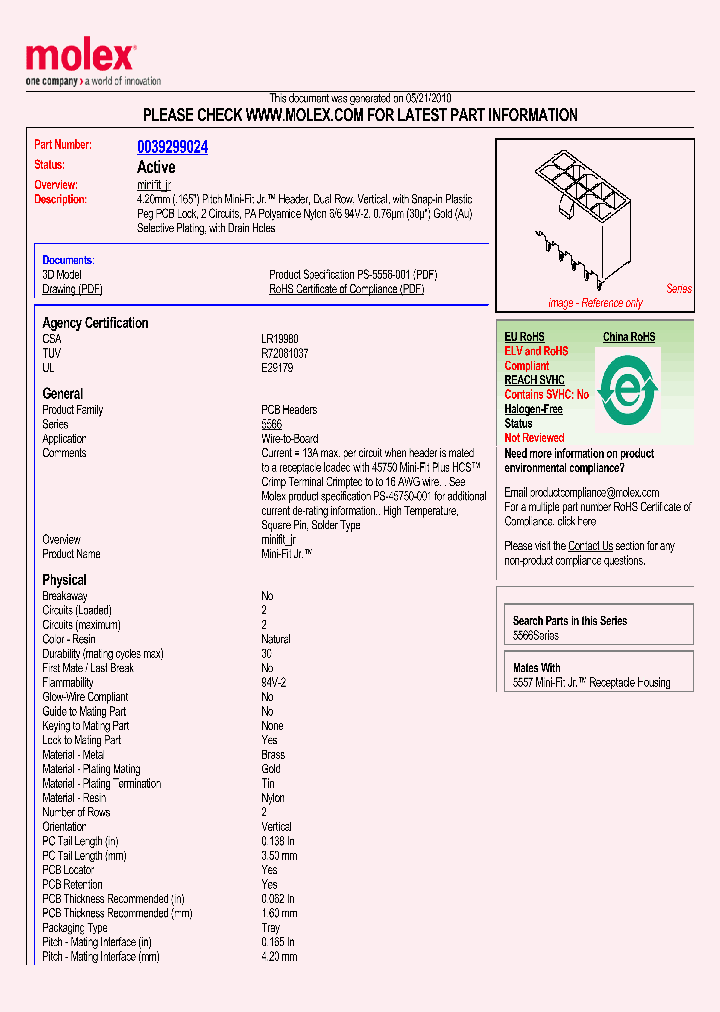 0039299024_4879377.PDF Datasheet