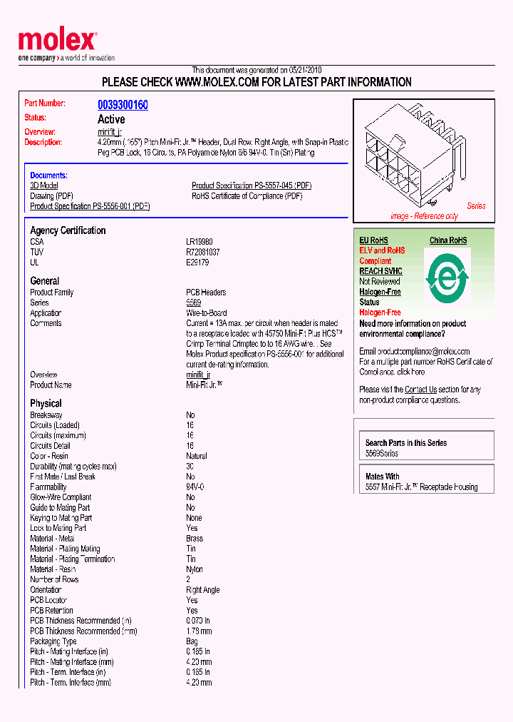0039300160_4898150.PDF Datasheet
