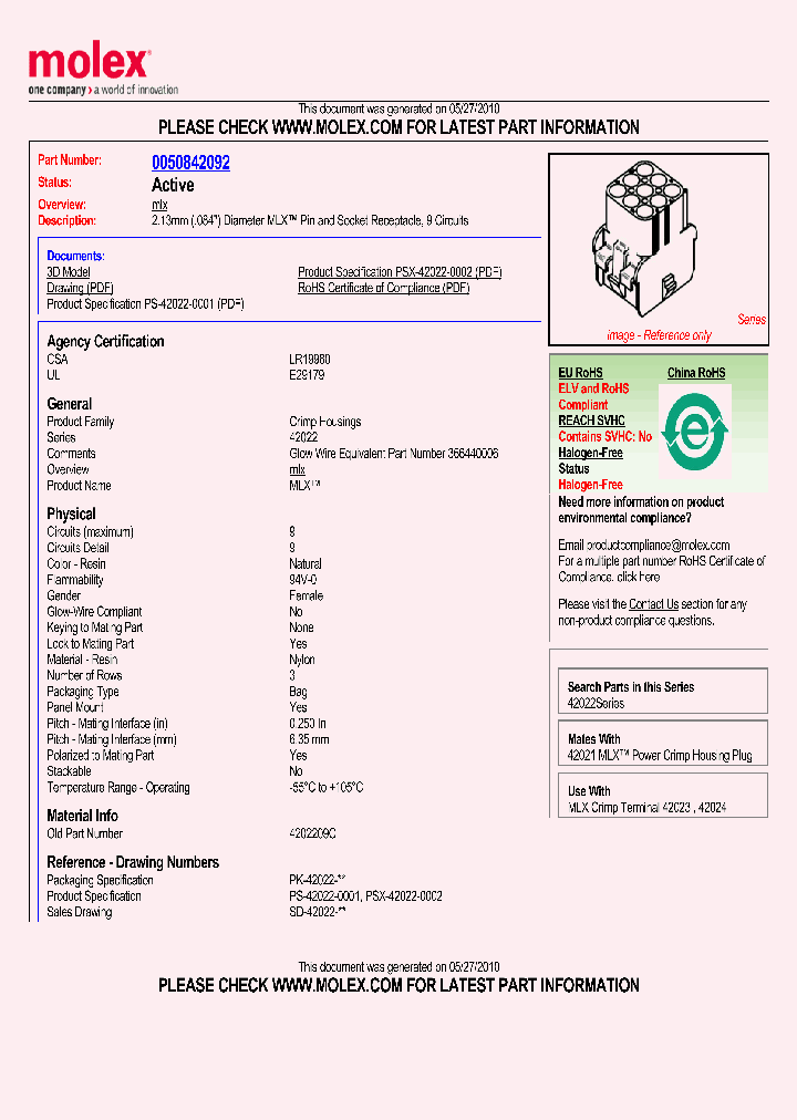 0050842092_4795692.PDF Datasheet