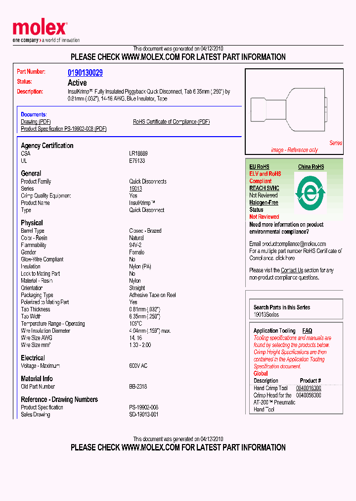 0190130029_4814863.PDF Datasheet