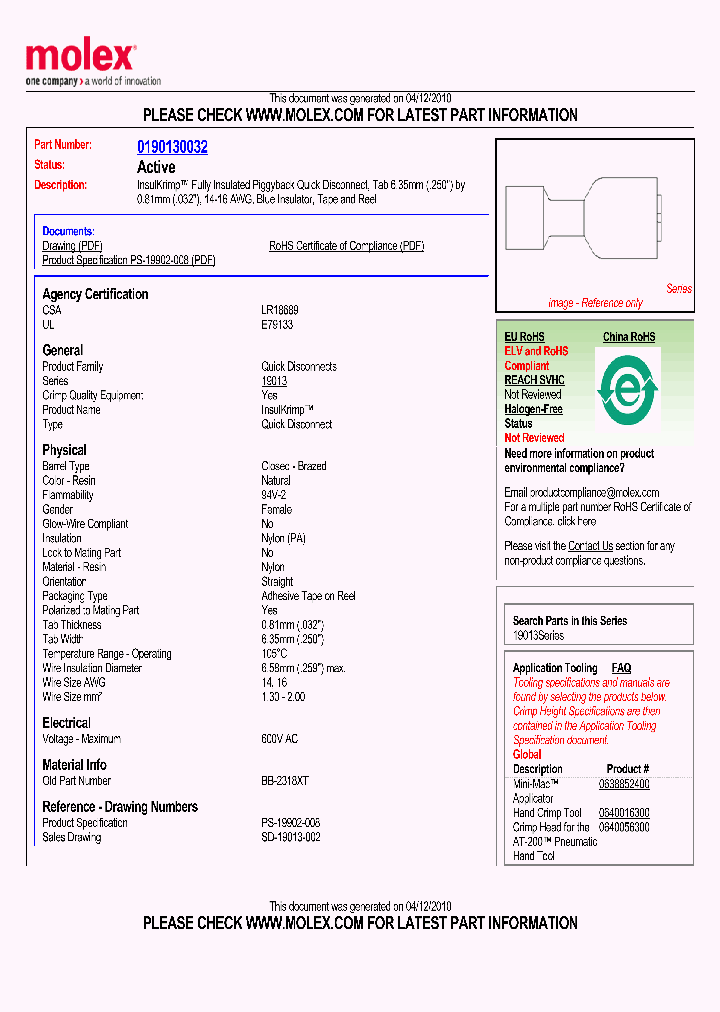 0190130032_4814866.PDF Datasheet