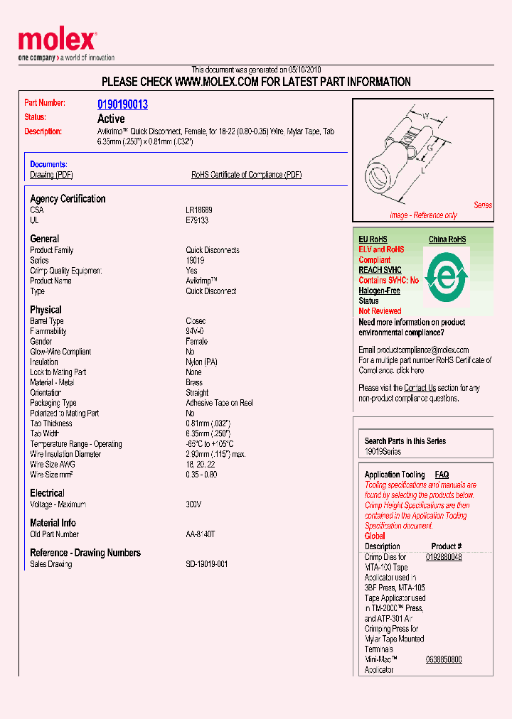 0190190013_4905042.PDF Datasheet