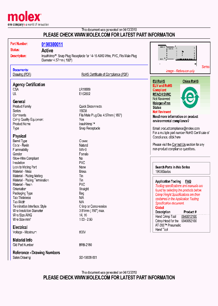 0190380011_4843337.PDF Datasheet
