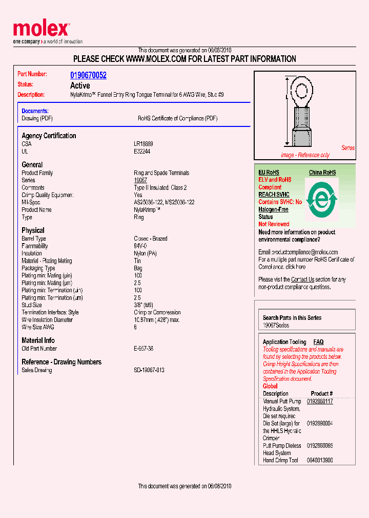 0190670052_4847407.PDF Datasheet