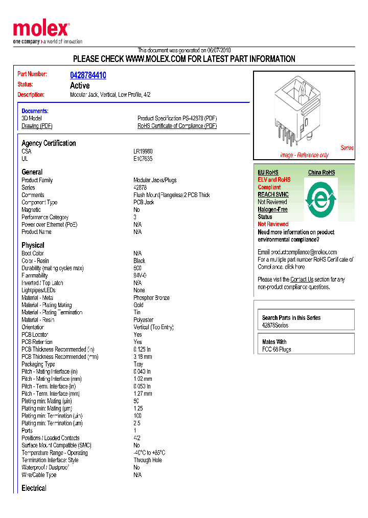 0428784410_4855774.PDF Datasheet