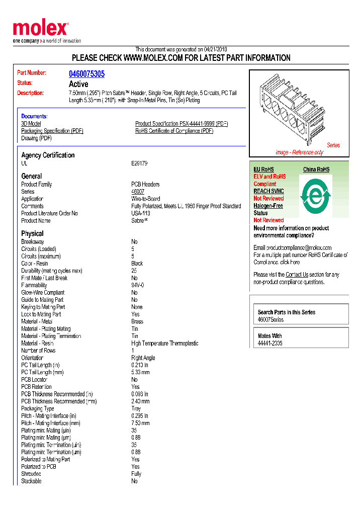 0460075305_4846864.PDF Datasheet