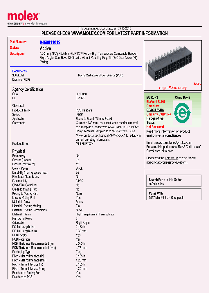 0469911012_4866630.PDF Datasheet