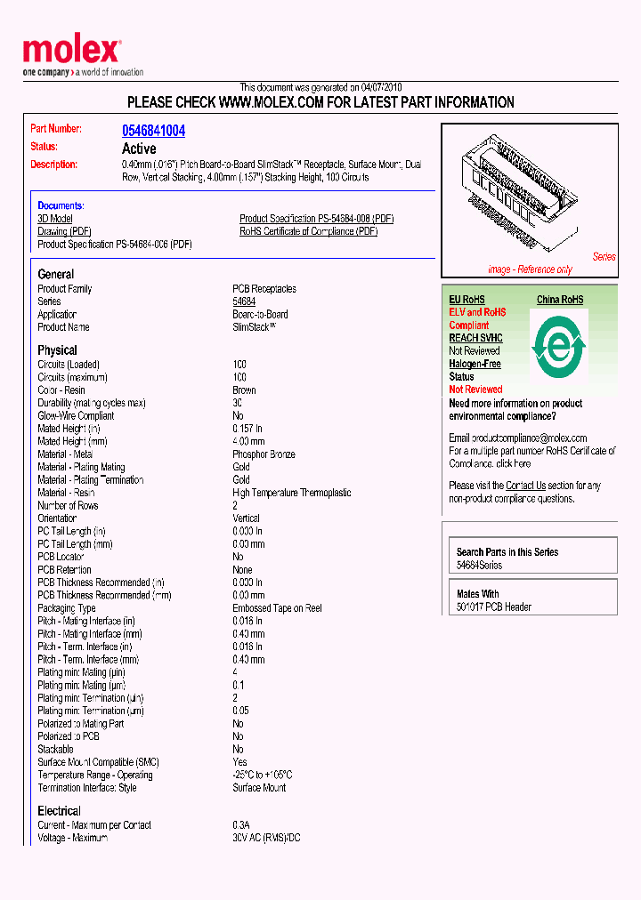 0546841004_4807015.PDF Datasheet