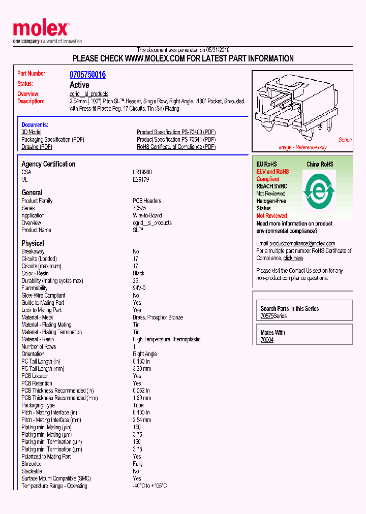 0705750016_4845850.PDF Datasheet