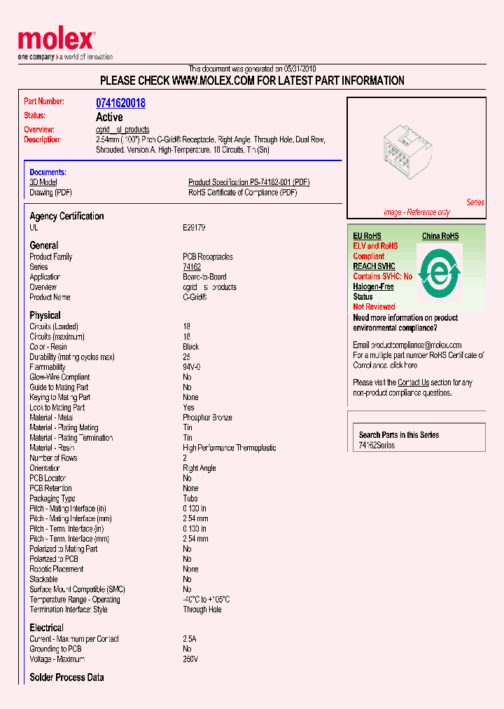0741620018_4799756.PDF Datasheet