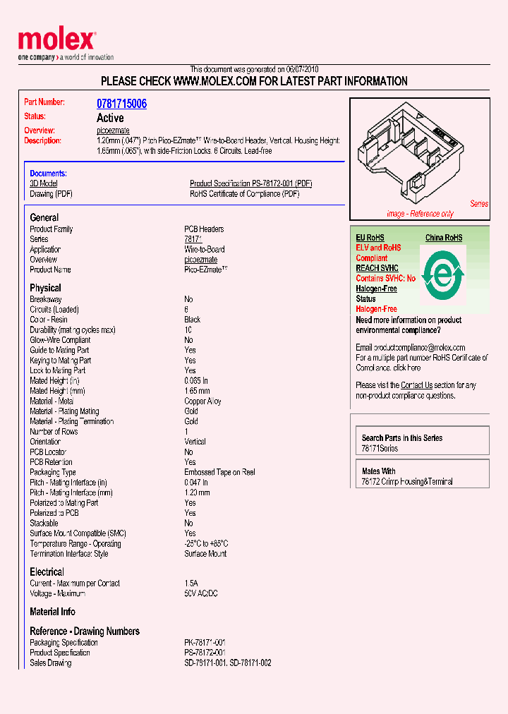0781715006_4915017.PDF Datasheet