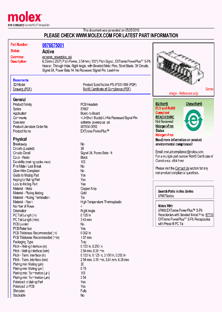 0876675001_4864749.PDF Datasheet