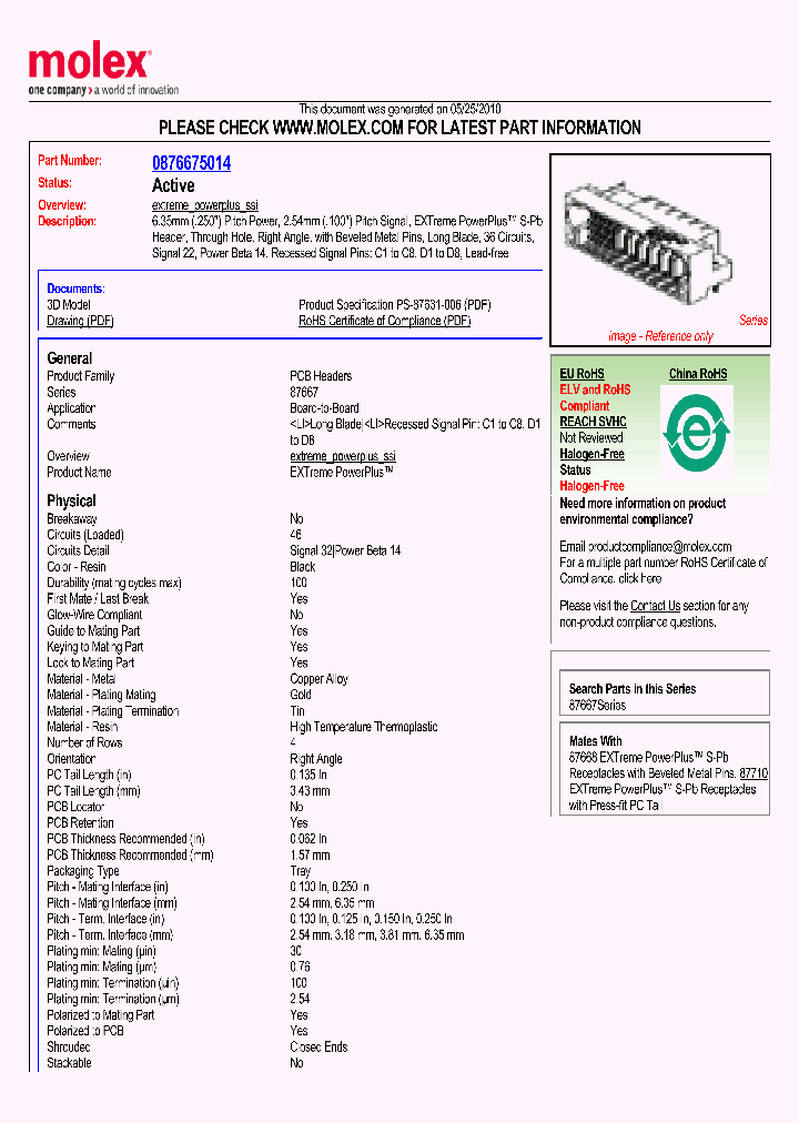 0876675014_4864755.PDF Datasheet