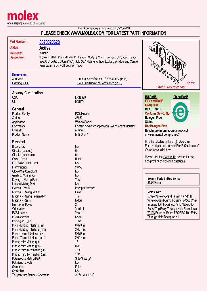 0878320620_4884425.PDF Datasheet