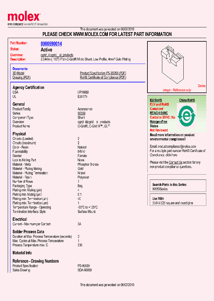 0900590014_4845740.PDF Datasheet