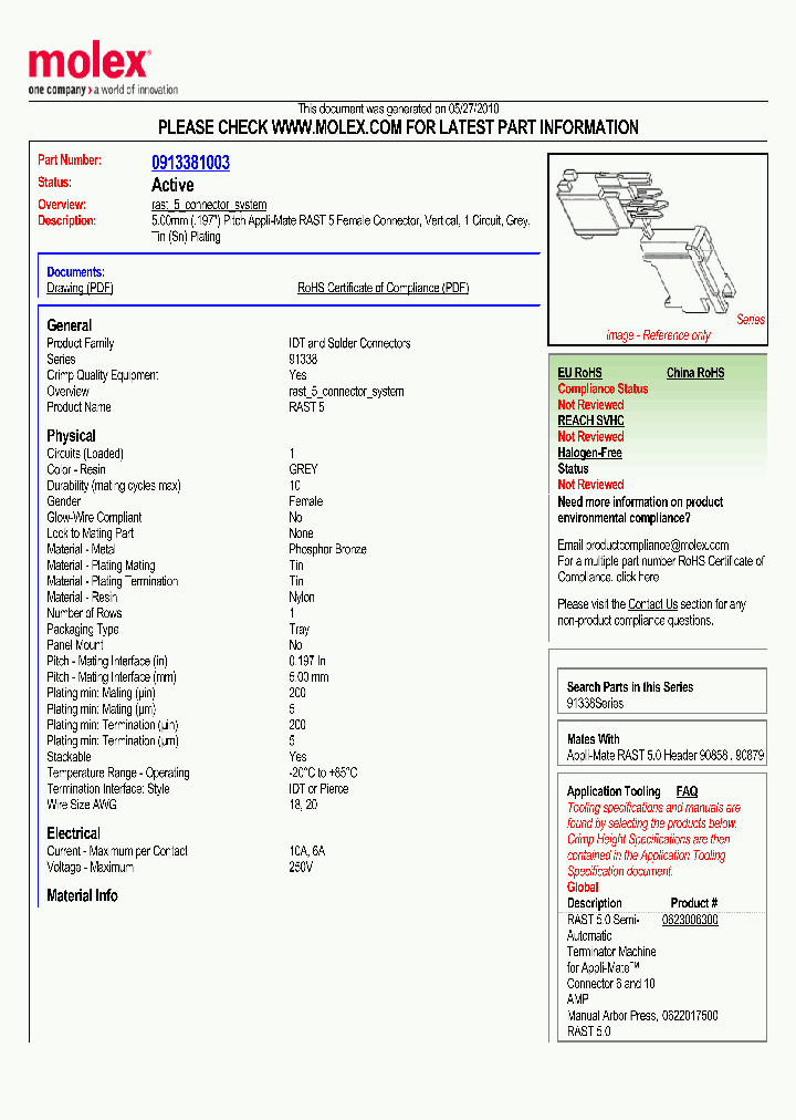 0913381003_4807692.PDF Datasheet