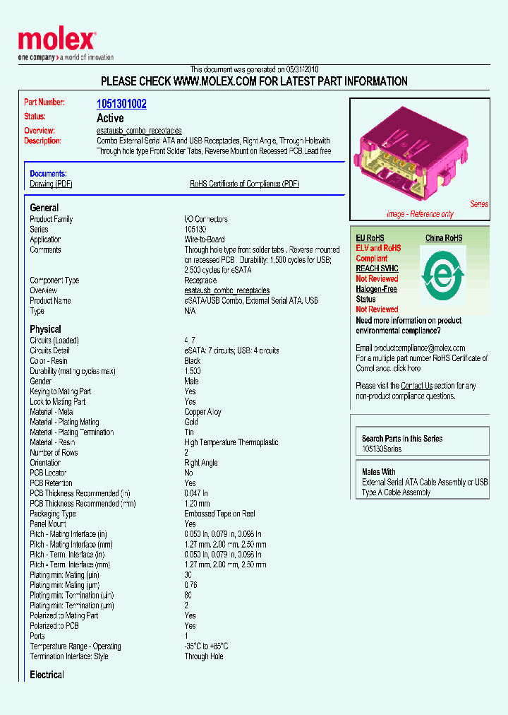 1051301002_4865089.PDF Datasheet