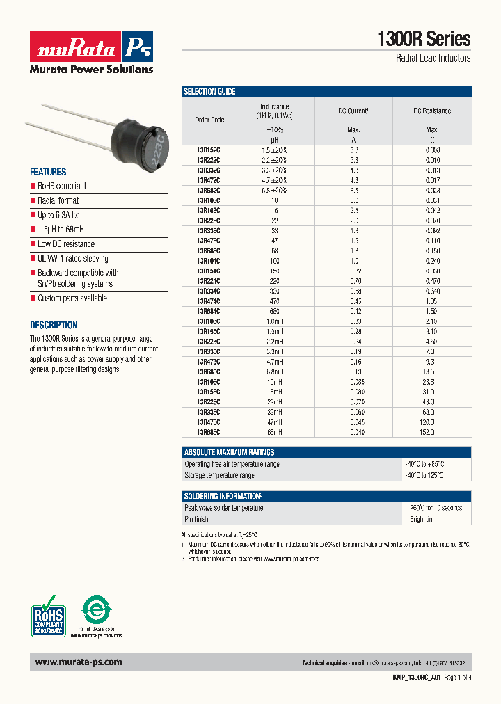 13R474C_4615564.PDF Datasheet