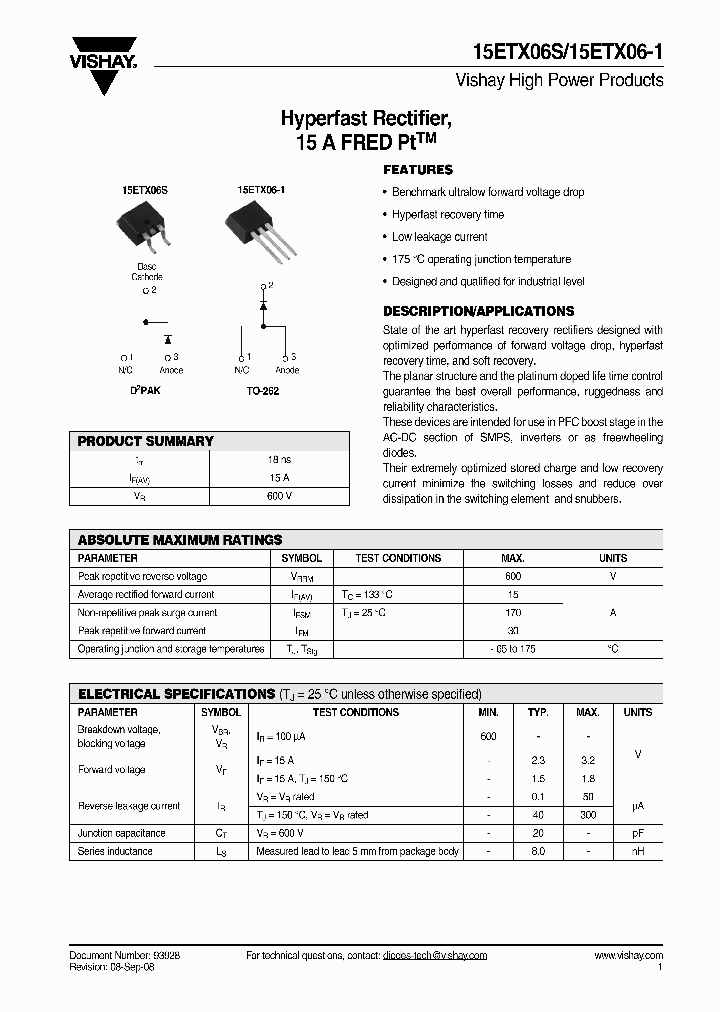 15ETX06-1_4352821.PDF Datasheet