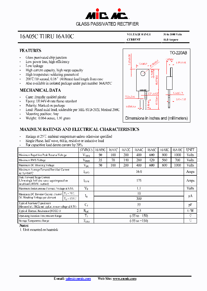 16A4C_4399917.PDF Datasheet