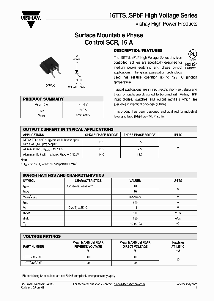 16TTS08SPBF_4304709.PDF Datasheet