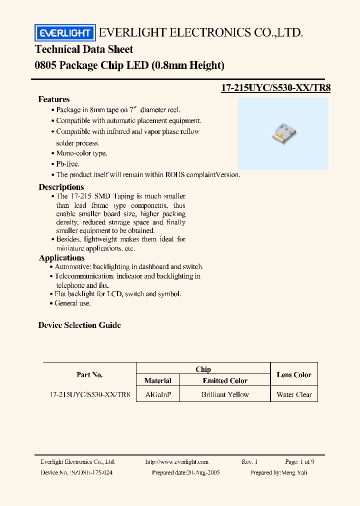 17-215UYC_4489580.PDF Datasheet