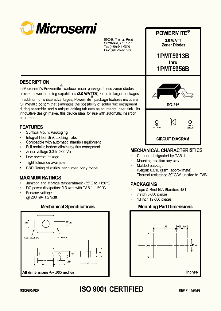 1PMT5930B_4653565.PDF Datasheet