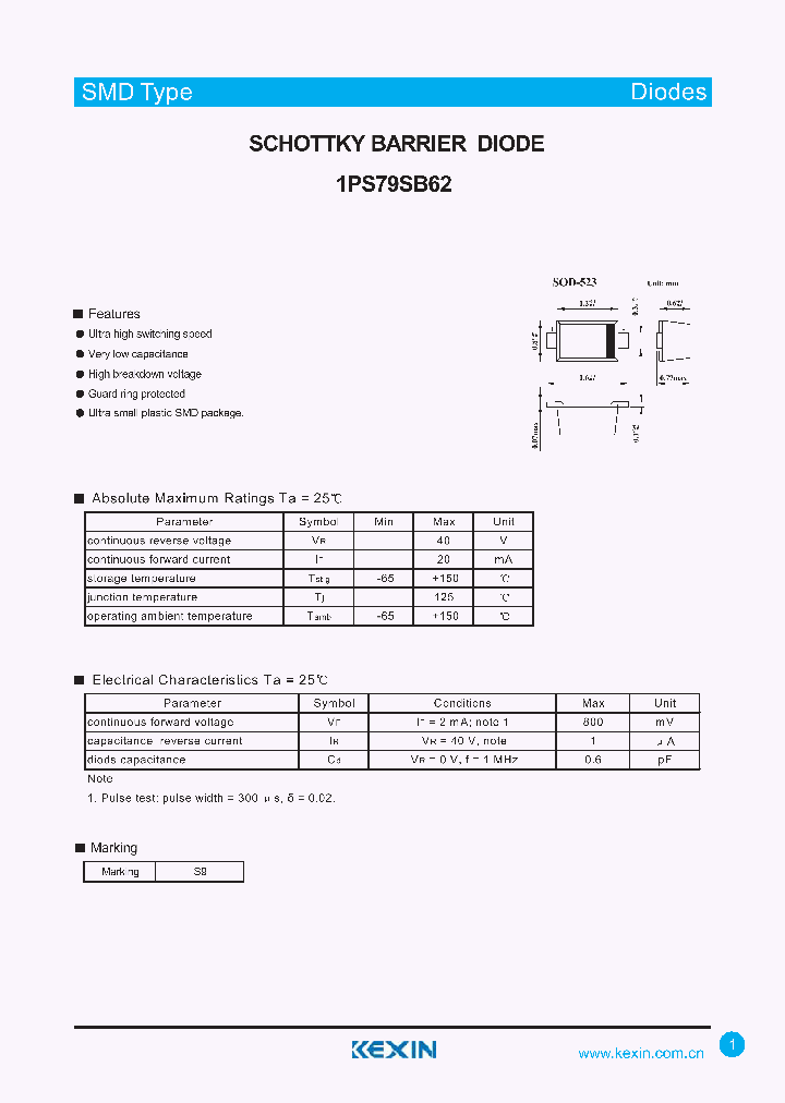 1PS79SB62_4340902.PDF Datasheet