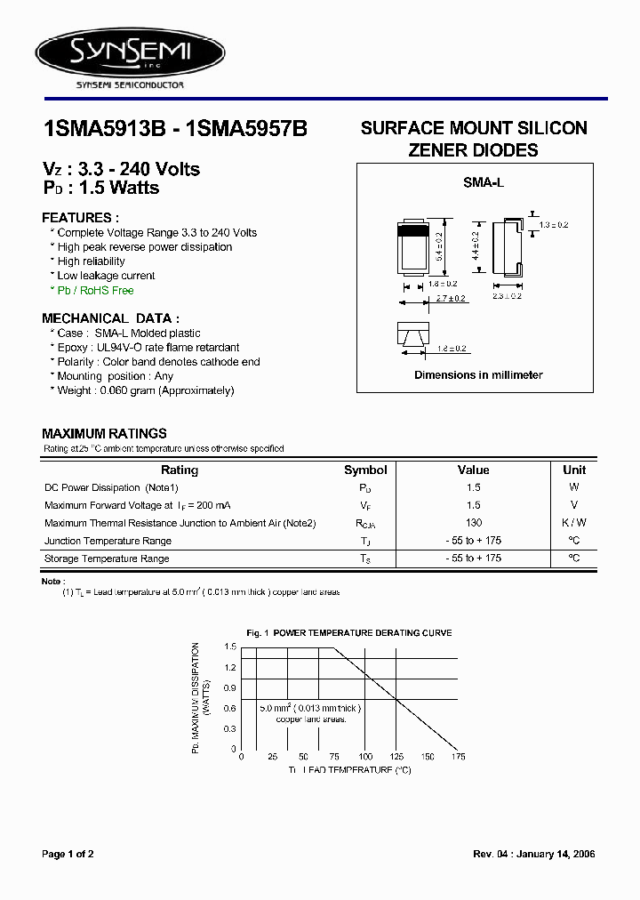 1SMA5917B_4458575.PDF Datasheet