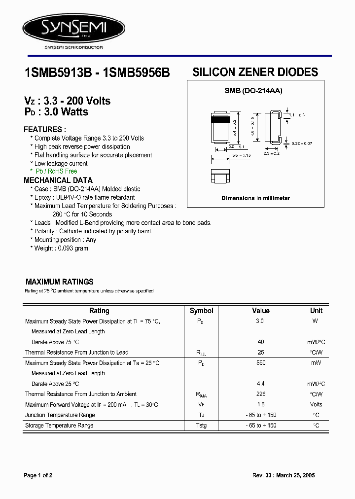 1SMB5917B_4458576.PDF Datasheet
