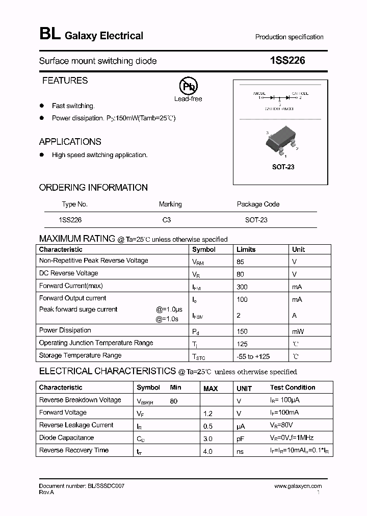 1SS226_4293674.PDF Datasheet