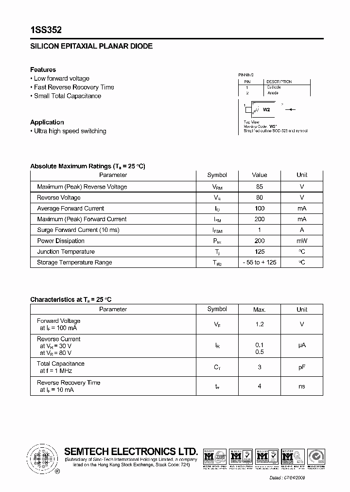 1SS352_4614777.PDF Datasheet